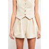 Women's Rebecca Vest Romper - Mustard Seed - image 4 of 4