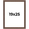 PosterPalooza | 19x25 Wide Barnwood Picture Frame, UV Acrylic, 6 Finishes - Grey, Brown, White, and Black - 2 of 4
