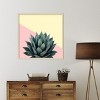 Amanti Art Agave 04 by Amini54 Wood Framed Wall Art Print - 4 of 4