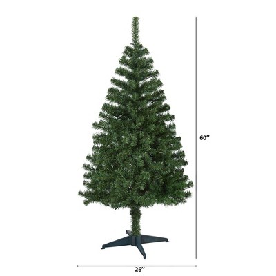 5-Foot Green Pine Artificial Christmas Tree with Stand