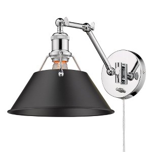Golden Lighting Orwell 1 Light Articulating Wall Sconce - 1 of 2