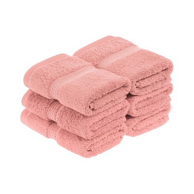 Premium Cotton 800 GSM Heavyweight Plush Luxury 4 Piece Bathroom Towel Set,  Tea Rose Pink - Blue Nile Mills