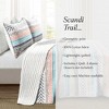 All Season Cotton Geo Reversible Quilt Bedding Set - 4 of 4