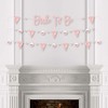 Big Dot of Happiness Bride Squad - Rose Gold Bridal Shower or Bachelorette Party Letter Banner Decor - 36 Banner Cutouts & Bride to Be Banner Letters - 3 of 4