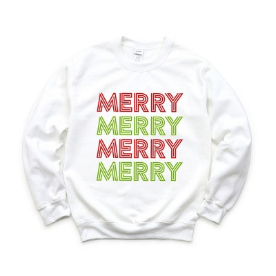 Simply Sage Market Women's Graphic Sweatshirt  Merry X 4