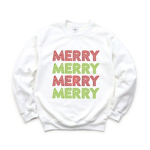 Simply Sage Market Women's Graphic Sweatshirt  Merry X 4 - 1 of 4