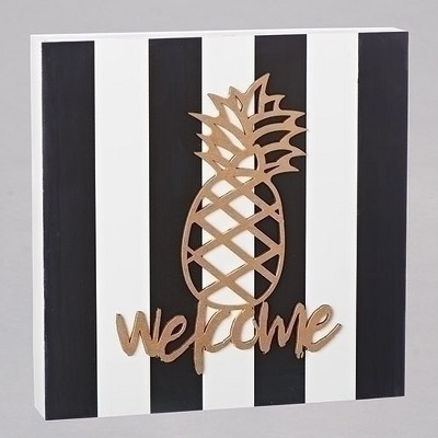 Cast outlets Bronze Welcome Pineapple Plaque