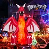 Costway 8 FT Halloween Inflatable Red Dragon with Wings & Skull Holiday Decoration Light - 4 of 4