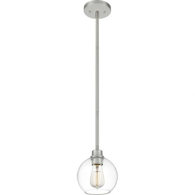 Matte Black Mini Globe Glass Pendant Light