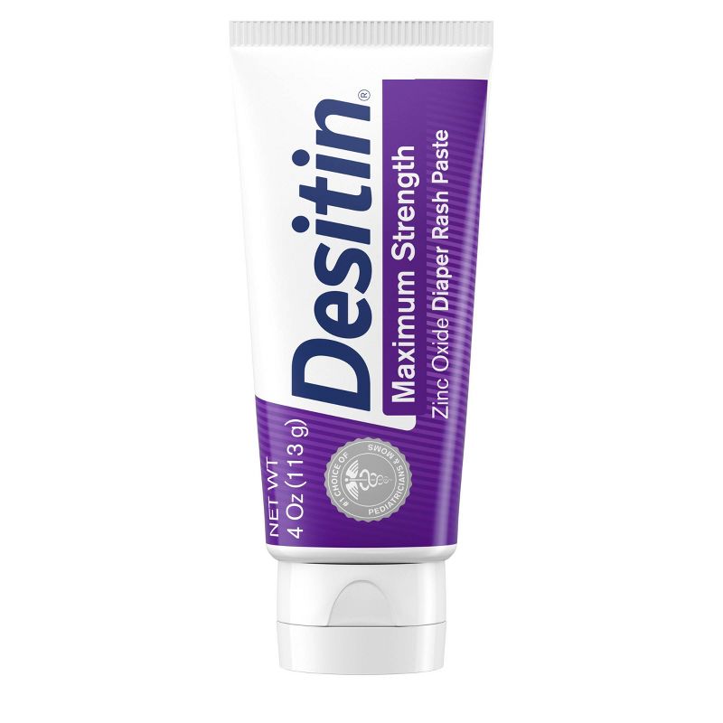Desitin Maximum Strength Baby Diaper Rash Cream with Zinc Oxide - 4oz, 1 of 12