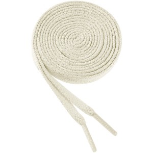 Elerevyo Flat Shoe Laces for Sneakers, Wide Flat Athletic Shoelaces for Outdoor Hiking 2 Pairs - 1 of 4
