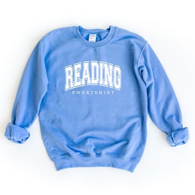 Simply Sage Market Women's Graphic Sweatshirt Reading Sweatshirt Varsity