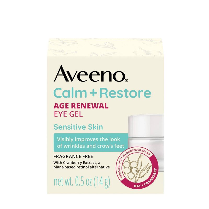 Aveeno Calm + Restore Age Renewal Under Eye Cream - 0.5 oz, 3 of 10