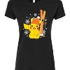 Women's - Pokémon - Pika Skii Fitted Graphic T-Shirt - 2 of 3