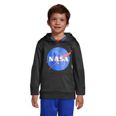 Lands' End Kids Graphic Tricot Pullover Hoodie Sweatshirt