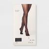 Women's Sheer Rib Tights - A New Day™ Black - image 2 of 2