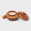 Lidded Glass Pumpkin Jar Candle - Threshold™ - 3 of 3