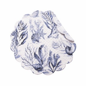 C&F Home Midnight Lagoon Round Placemat - 1 of 3
