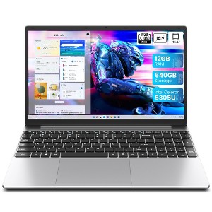 jumper Laptop, 12GB RAM 640GB ROM, 5305U Processor, 15.6 Inch Computer, FHD IPS Screen, 38Wh Battery, 2 Stereo Speakers, USB3.0 * 2, HDMI. - 1 of 1