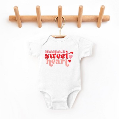 The Juniper Shop Pink Sweet Heart Baby Bodysuit