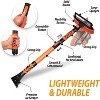 Zone Tech Ice Scraper and Extendable Brush 360° Snow Brush Head for Car Windshield Flexible Arm Ice Scraper  Tool Snow Removal - 2 of 4