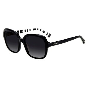 Kate Spade KS Babbette/G/S 807_WJ Womens Square Polarized Sunglasses Black 55mm - 1 of 2