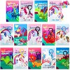 Joyfy 28 Packs Valentines Day Cards with Unicorn and Dinosaur Keychain for Kids Classroom Exchange Gifts,  Party Favor - 2 of 4