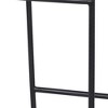 HomeRoots 25" Natural and Black Solid Wood and Metal Low Back Counter Height Bar Chair - 4 of 4