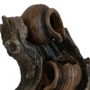 NAYSAYE Fountain 3 Tier Decorative Pot Water Feature for Garden Patio Indoor Outdoor, Brown, 5.1"*10.8"*3.3" - 4 of 4