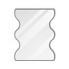 GlasFlength Decorative Wall Mirrors 29.5*35.4 Inch Bathroom Mirror Modern Wall Decor, Unique Style, for Entryway, Bedroom,Living Room, Washroom, Black - 4 of 4
