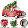 Casafield Hand Painted Ceramic Decor, Pre-Lit Nostalgic Vintage Christmas Tabletop Decor - 3 of 4