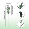 Unique Bargains Artificial Greenery Plants Tree Branches for Wedding Party Decor 9 Pcs - 2 of 4