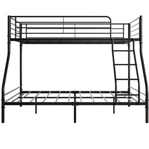 NicBex Twin Over Full Metal Bunk Bed with Enhanced Upper-Level Guardrail for Kids,Girls,Boys - 1 of 4