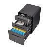 TIRAMISUBEST 3 Drawer Mobile File Cabinet Under Desk Office - Black Mobile File Cabinet - 3 of 4