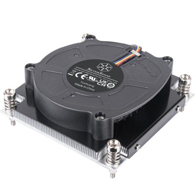 SilverStone Technology   Xenon 1U COOLING-Aluminum-8015Blower-H27mm-Intel LGA1700