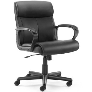 GlasFlength Task and Chairs Seating, Sets with Swivel Rolling, Low-Back Mesh Armless Office Chair for office, Pink, 19.68"*19.68"*34.25" - 1 of 4