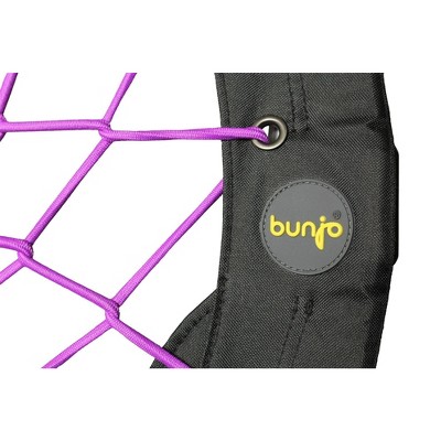 Plum and Black Bungee Folding Dish Chair