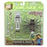 The Zoofy Group LLC Minecraft Overworld Spider Jockey Action Figure Pack