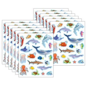Teacher Created Resources® Ocean Animals Stickers, 120 Per Pack, 12 Packs
