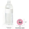 Big Dot of Happiness Pawty Like a Puppy Girl - Pink Dog Baby Shower or Birthday Party Circle Sticker Labels - 24 Count - 3 of 4