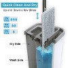 Effortless Deep Cleaning: Hands-Free Mop System with Wringer - 3 Reusable Pads for Floors & Windows, Gentle on All Surfaces - 4 of 4