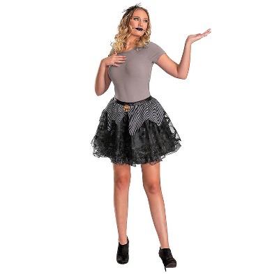 Disney Men's Jack Skellington Tutu Costume Kit Halloween - Black - Large/X Large
