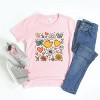 The Juniper Shop Flowers and Butterflies Youth Short Sleeve Tee - XL - Pink - 3 of 4