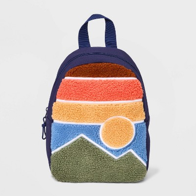 Toddler Boys' 10.5'' Sherpa Mountains Mini Backpack - Cat & Jack™