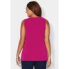 Catherines Women's Plus Size Crisscross Timeless Tank - 3 of 4