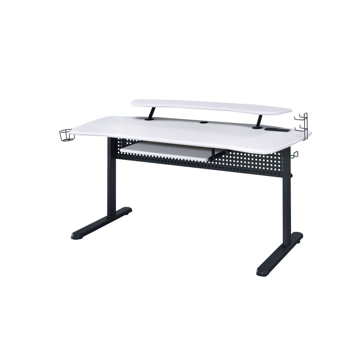 Vildre Gaming Desk with USB Port - Acme Furniture - thumbnail 8