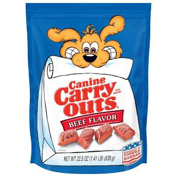 Canine Carry Outs Beef Dry Chewy Dog Treats