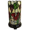 Amora Lighting Tiffany Style Floral Mini Table Lamp 10 Inch Tall - 2 of 4