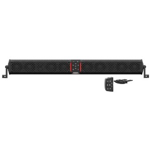 Wet Sounds STEALTH XT Soundbar - All-In-One IP67 Weatherproof 300-Watt Amplified Bluetooth Soundbar With Remote - Black - 1 of 4