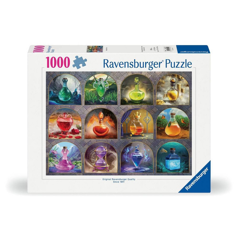 Ravensburger Nathanael Mortensen: Magical Potions Jigsaw Puzzle - 1000pc